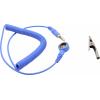 Quadrios ESD zemnicí kabel 1.80 m tlačítko 10 mm, zástrčka, krokosvorka