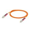 Weidmüller 1276880000 optické vlákno optické vlákno kabel 1.00 m oranžová [1x zástrčka LC - 1x zástrčka LC] 50/125 µ Multimode OM2