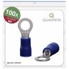 Quadrios 22C447 kulaté kabelové oko Průřez (max.)=2.5 mm² Ø otvoru=5.3 mm částečná izolace modrá 1 sada Quadrios 22C447 kulaté kabelové oko Průřez (max.)=2.5 mm² Ø otvoru=5.3 mm částečná izolace modrá 1 sada