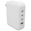 Targus HyperJuice 145W USB nabíječka, GaN, 1x USB A , 3x USB-C®, 140 W, Rychlé nabíjení, bílá