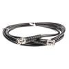 Koaxiální kabel, řada: BNC RG59B/U, Černá Polyvinylchlorid, vnější průměr: 6.15 mm OD 2 m 75 Ω Atem S koncovkou