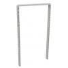 Nástavbové profily pro pracovní stoly, Ocel barva Šedá 1.35 m x 30 mm 60 mm Treston