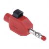 Staubli Banánek, 4 mm, 30 V, 60V dc, 10A, Červená, Vnější Objímka, materiál kontaktu: Mosaz, délka: 46.8 mm, pokovení Staubli Banánek, 4 mm, 30 V, 60V dc, 10A, Červená, Vnější Objímka, materiál kontaktu: Mosaz, délka: 46.8 mm, pokovení