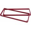 Hammond Electronics 1455UBRED Rám ABS červená (d x š x v) 196 x 71 x 11.60 mm 2 ks