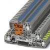 Phoenix Contact Zemnicí svorkovnice, počet cest: 4, 24AWG, délka: 95 mm Lišta DIN 0.2mm², 10 mm² barva Šedá Šroubová, Phoenix Contact Zemnicí svorkovnice, počet cest: 4, 24AWG, délka: 95 mm Lišta DIN 0.2mm², 10 mm² barva Šedá Šroubová,