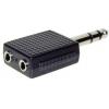 TRU COMPONENTS adaptér jack jack zástrčka 6,3 mm - jack zásuvka 3,5 mm stereo Pólů:3 1 ks