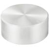 TRU COMPONENTS TC-11696520 otočný knoflík s označením stříbrná (Ø x v) 40 mm x 17 mm hliník, plast 1 ks