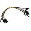 Velleman WJW010 Sada zásuvných můstků 15 cm červená, modrá, žlutá, zelená, černá Velleman WJW010 Sada zásuvných můstků 15 cm červená, modrá, žlutá, zelená, černá