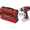 Einhell 4510070+4540011 aku rázový utahovák, 400 Nm, 18 V, Li-Ion, včetně elektronického kufru, bez nabíječky, bez akumulátoru Einhell 4510070+4540011 aku rázový utahovák, 400 Nm, 18 V, Li-Ion, včetně elektronického kufru, bez nabíječky, bez akumulátoru