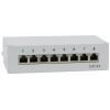 LogiLink NP0018 8 portů patch panel CAT 6A 1 U vícebarevná