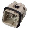 Kontaktní vložka HDC DA-004-M, vidlice, 4+PE pin, 250 V / 10 A