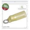 Quadrios 23C526 kulaté kabelové oko Průřez (max.)=6 mm² Ø otvoru=4.3 mm částečná izolace žlutá 50 ks Quadrios 23C526 kulaté kabelové oko Průřez (max.)=6 mm² Ø otvoru=4.3 mm částečná izolace žlutá 50 ks