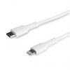 StarTech.com Kabel Lightning Vnější, řada: RUSB, A: Konektor Lightning, 1 m Vnější, Bílá, B: USB typu C