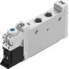 Elektromagnetický ventil 5/2 monostabilní, řada: VUVG-L10-M52-MT-M7-1P3 Elektřina, max. průtok: 220L/min Festo 24V