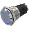 EAO Osvětlené tlačítko, řada: 82 IP65, IP67 SPDT Panel Okamžité Osvětlené 19 mm 3A, barva LED: Modrá 240 V dc 240 V ac EAO Osvětlené tlačítko, řada: 82 IP65, IP67 SPDT Panel Okamžité Osvětlené 19 mm 3A, barva LED: Modrá 240 V dc 240 V ac