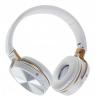 Bluetooth bezdrátová sluchátka MP3, Rádio, bílá