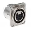 Neutrik Konektor XLR, počet kontaktů: 7, orientace těla: Rovný Vnitřní, pokovení: Stříbro přes nikl, Panel, 50 V,