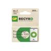 Baterie 6F22 nabíjecí 9V/200mAh GP B2552 Recyko 1ks