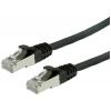 Value 21.99.1245 RJ45 síťové kabely, propojovací kabely CAT 6 S/FTP 2.00 m černá dvoužilový stíněný, bez halogenů, samozhášecí 1 ks Value 21.99.1245 RJ45 síťové kabely, propojovací kabely CAT 6 S/FTP 2.00 m černá dvoužilový stíněný, bez halogenů, samozhášecí 1 ks