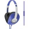 KOSS UR23iB Hi-Fi sluchátka Over Ear kabelová modrá Potlačení hluku headset, regulace hlasitosti
