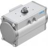 Pneumatický otočný aktuátor DFPD-120-RP-90-RD-F0507-R3-EP, řada: DFPD, max. tlak: 8 bar Festo Dvojčinný 90 °, vývrt: