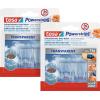 tesa POWERSTRIPS® Lepicí háček velký transparentní Množství: 4 ks