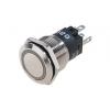 EAO Tlačítkový spínač, řada: 82 IP65 1 CO Panel Okamžité Osvětlené 22 mm 3A, barva LED: Žlutá 240 V dc 240 V ac