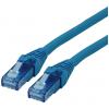 Roline 21.15.2740 RJ45 síťové kabely, propojovací kabely CAT 6A U/UTP 0.50 m modrá nestíněný, bez halogenů, samozhášecí 1 ks Roline 21.15.2740 RJ45 síťové kabely, propojovací kabely CAT 6A U/UTP 0.50 m modrá nestíněný, bez halogenů, samozhášecí 1 ks