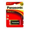 Alkalická baterie Panasonic Pro Power 9V, blistr 1 ks