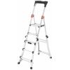 Hailo TL 100 TopLine 8450100 hliník teleskopický žebřík max.prac. výška: 3.09 m stříbrná, červená, černá 8.8 kg Hailo TL 100 TopLine 8450100 hliník teleskopický žebřík max.prac. výška: 3.09 m stříbrná, červená, černá 8.8 kg