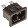 Bulgin Konektor IEC C16, orientace těla: Rovný, Zacvakávací montáž Vnější, 250V 10A