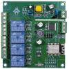 Modul 4× relé ESP8266 s WiFi ESP-12F, napájení 90–250 V AC Modul 4× relé ESP8266 s WiFi ESP-12F, napájení 90–250 V AC