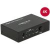 Delock 18683 HDMI přepínač možnost 3D přehrávání, LED ukazatel, s dálkovým ovládáním, kovový ukazatel, UHD 3840 x 2160 Pixel Delock 18683 HDMI přepínač možnost 3D přehrávání, LED ukazatel, s dálkovým ovládáním, kovový ukazatel, UHD 3840 x 2160 Pixel