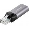 Renkforce RJ45 / USB-C® síťový adaptér [1x RJ45 zástrčka - 1x USB-C® zásuvka] antracitově šedá