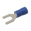 Vidlička 4.3mm, vodič 1.5-2.5mm modrá