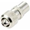 TRU COMPONENTS TC-10101528 koaxiální zástrčka Kov Připojení kabelu: IEC konektor na koaxiální kabel Průměr lanka: 5 mm 1 ks