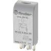 Finder zasouvací modul s diodou s RC členem 99.02.0.230.09 Vhodné pro model (relé): Finder 90.03, Finder 60.13.8.230.0040 Bulk 1 ks