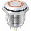 TRU COMPONENTS GQ16F-10E/J/R/12V, 701868 tlačítko antivandal, 16 mm, 48 V/DC, 2 A, 1 ks