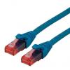 Roline Kat6 Ethernetové kabely, Modrá, Nízko dýmivý bezhalogenový 3 m 8, typ pláště: Nestíněný Nestíněný