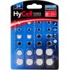 HyCell sada knoflíkových baterií Vždy 2 x AG 1, AG 3, AG 4, AG 5, AG 8, AG 10, AG 12, AG 13, a po 2x CR 1620, CR 2016, CR 2025, CR 2032