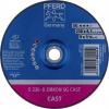 PFERD TOOLS 62223747 E 230-8 ZIRKON SG CAST brusný kotouč lomený Průměr 230 mm Ø otvoru 22.23 mm Šedá / tvárná litina, Litá kůže 10 ks