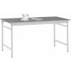 Manuflex BB3034.7035 Servírovací stolek základní stacionárně s plech krytina deska ve světle šedá RAL 7035, Šxhxv: 1250 x 600 x 780 mm šedobílá (RAL 7035) Manuflex BB3034.7035 Servírovací stolek základní stacionárně s plech krytina deska ve světle šedá RAL 7035, Šxhxv: 1250 x 600 x 780 mm šedobílá (RAL 7035)