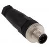 Kulatý konektor, počet kontaktů: 4, Kabel, velikost: M12 Hirschmann, pohlaví kontaktu: Vnější, orientace těla: Rovný Kulatý konektor, počet kontaktů: 4, Kabel, velikost: M12 Hirschmann, pohlaví kontaktu: Vnější, orientace těla: Rovný