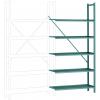 Manuflex RA3152.5021 přístavný modul regálu oddělení , (š x v x h) 1280 x 2500 x 1000 mm, ocelová podlaha