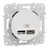 Zásuvka USB Bílá 2.4A USB typu C, USB typu A Vnitřní EN 60335-1 EN 60950-1 EN 61558-1 Schneider Electric 100V ac, 240 V Zásuvka USB Bílá 2.4A USB typu C, USB typu A Vnitřní EN 60335-1 EN 60950-1 EN 61558-1 Schneider Electric 100V ac, 240 V
