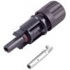 PV4 zásuvka 2.5 -6 mm², IP68, 1500 v 2800008 černá BKL Electronic Množství: 1 ks PV4 zásuvka 2.5 -6 mm², IP68, 1500 v 2800008 černá BKL Electronic Množství: 1 ks