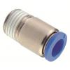 RS PRO Pneumatický přímý adaptér s vněj. závitem, řada: POC, 6mm Zásuvný, Vnější M5 BSPT RS PRO Pneumatický přímý adaptér s vněj. závitem, řada: POC, 6mm Zásuvný, Vnější M5 BSPT