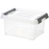 Curver 248389 Úložný box, HANDY, stohovatelné, (d x š x v) 215 x 170 x 100 mm, transparentní, 1 ks