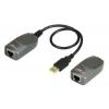 Prodlužovací kabel USB UCE260, počet portů USB: 1, standard: USB 2.0 Cat5 Aten 60 m Prodlužovací kabel USB UCE260, počet portů USB: 1, standard: USB 2.0 Cat5 Aten 60 m