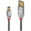 LINDY USB kabel USB 2.0 USB-A zástrčka, USB Mini-B zástrčka 7.50 m šedá 36635